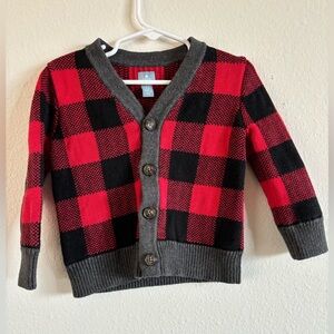 Baby Gap Buffalo Plaid Toddler sweater
